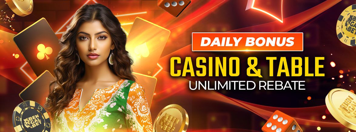 Daily Bonus Casino and Table Unlimited Rebate