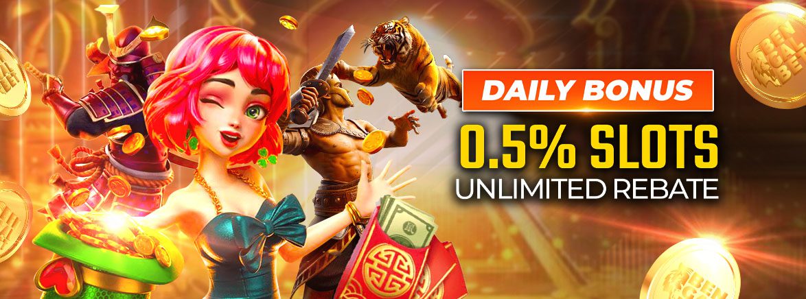 Daily Bonus 0.5% Slots Unlimited Rebate