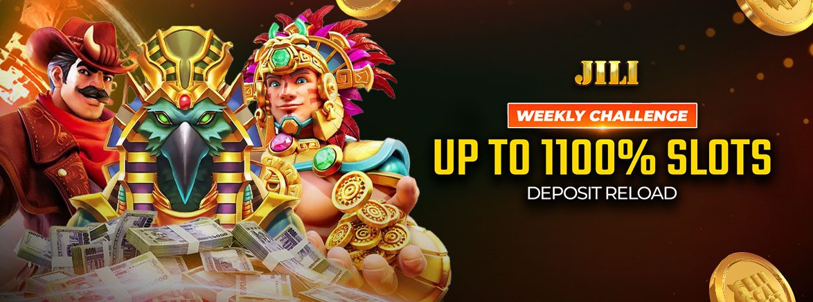 Slots Weekly Deposit Challenge up to 1100%